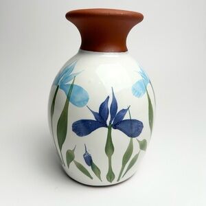 Emerson Creek Pottery Vase Purple Violets